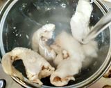 新じゃがとカリカリ鶏皮のオイスター炒め作り方2写真