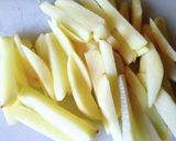 新じゃがとカリカリ鶏皮のオイスター炒め作り方3写真