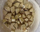 薩摩芋と米粉のニョッキ　〜蓬ソース和え〜作り方1写真