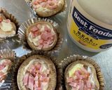 超簡単シイタケのベーコンチーズ焼き作り方1写真
