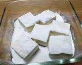 米粉で☆揚げ出し豆腐とろろかけ作り方1写真