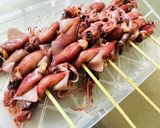 【ホタルイカ】コンロで醤油炙り焼き作り方4写真