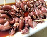 【ホタルイカ】コンロで醤油炙り焼き作り方5写真