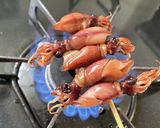 【ホタルイカ】コンロで醤油炙り焼き作り方6写真