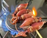 【ホタルイカ】コンロで醤油炙り焼き作り方7写真