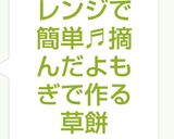 レンジで簡単♬摘んだよもぎで作る草餅作り方15写真