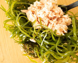 刻み昆布とツナのわさびごま醤油和え作り方2写真