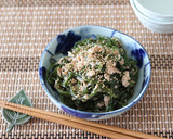 刻み昆布とツナのわさびごま醤油和え作り方3写真