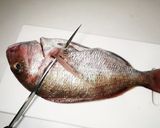 真鯛一尾食べ尽くし　塩焼き　刺身　鍋作り方2写真