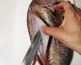 真鯛一尾食べ尽くし　塩焼き　刺身　鍋作り方4写真