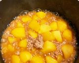 じゃがいもとひき肉の粉ふき芋風作り方8写真