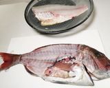 真鯛一尾食べ尽くし　塩焼き　刺身　鍋作り方7写真