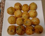 米粉とお好み焼粉でたこ焼き(ソーセージ)作り方4写真