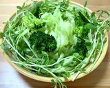 グリーンサラダ　豆苗活用作り方6写真