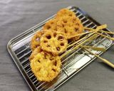 米粉で（小麦粉でも）♪蓮根フライ作り方8写真