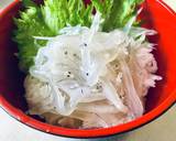 柚子胡椒ポン酢の・生しらす丼作り方6写真