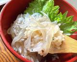 柚子胡椒ポン酢の・生しらす丼作り方7写真