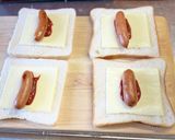ウインナーとピザソースのホットサンド作り方4写真