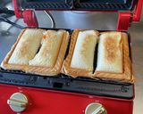 ウインナーとピザソースのホットサンド作り方6写真