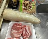 ウルトラマンドの　豚バラ肉と大根炊いたん作り方1写真