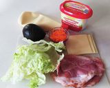 アボカドハムのホットサンド作り方1写真