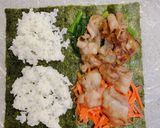簡単コツあり!折り畳みキンパ作り方8写真