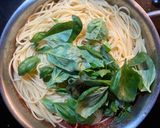 Bacon, Tomato Pasta作り方12写真