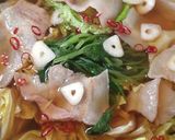 豚肉でもつ鍋風♡市販のスープ無し♪作り方4写真