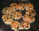 ふわふわ♪ワカメと豆腐の餡かけハンバーグ作り方5写真