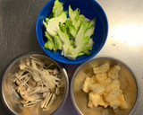子持ち高菜とキノコのマヨゆず胡椒炒め作り方1写真