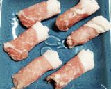 薄切り肉を米粉活用でクルクル肉巻!作り方4写真