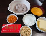 ナッツとオレンジピール入りチョコパウンド作り方1写真