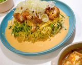 パリパリチキンが美味♡胡麻ダレ冷やし中華作り方22写真