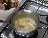 豚バラとキャベツのピリ辛味噌スープ作り方3写真