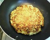 オートミール鶏キムチお好み焼き葱ポン酢作り方13写真