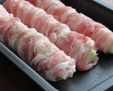 【 白ねぎの豚バラ肉巻きフライ 】作り方1写真