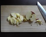4分で簡単！ リンゴスムージー作り方1写真