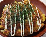 米粉とオートミールのお好み焼き作り方4写真