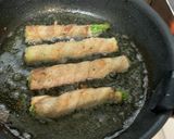 米粉ヤミツキ食感！豚バラアスパラ巻き焼き作り方4写真