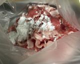 我が家の豚コマカリカリしょうが焼き作り方2写真