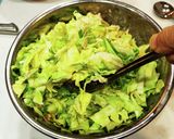 「米粉活用」米粉のシーフードお好み焼き作り方7写真