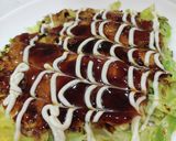「米粉活用」米粉のシーフードお好み焼き作り方12写真