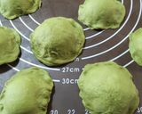 練乳クリームと粒餡の抹茶サンドぱん作り方7写真