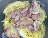 キャベツと鶏胸肉の食べるスープ作り方4写真