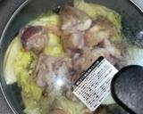 キャベツと鶏胸肉の食べるスープ作り方5写真