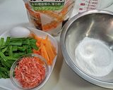 米粉で簡単！ニラと干しえびのチヂミ作り方1写真