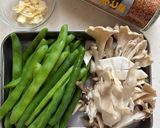 簡単!インゲン豆と舞茸のガーリック炒め作り方1写真