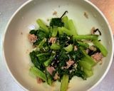 小松菜とツナのさっぱり塩昆布和え♩作り方2写真
