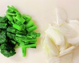 冷凍牡蠣と青菜のモッツァレラグラタン♪作り方3写真