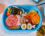 男の子キャラ弁♪SLマン♪アンパンマン作り方4写真